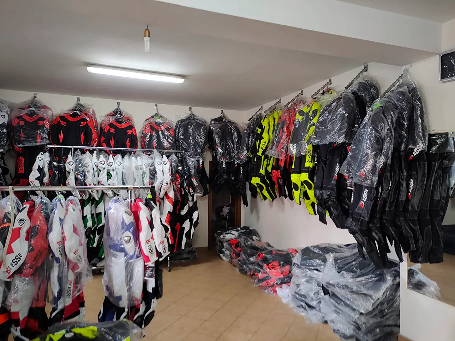 Bi Esse Giacca Moto Cordura Impermeabile 4XL Nero