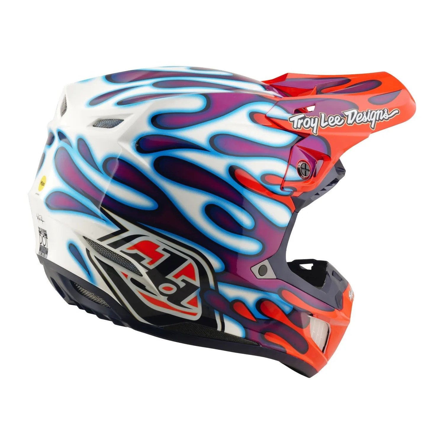 Troy Lee Designs SE5 Composite Overspray casco cross MIPS