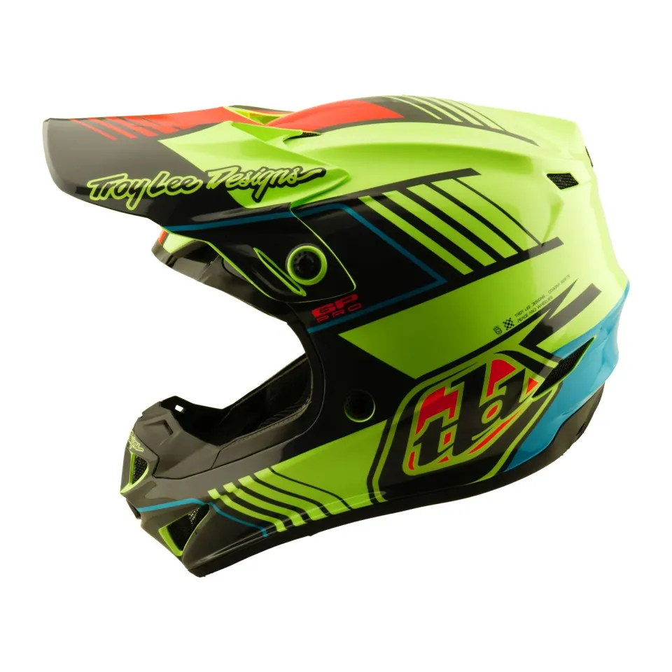 Troy Lee Designs GP Pro Segment casco moto Glo Yellow