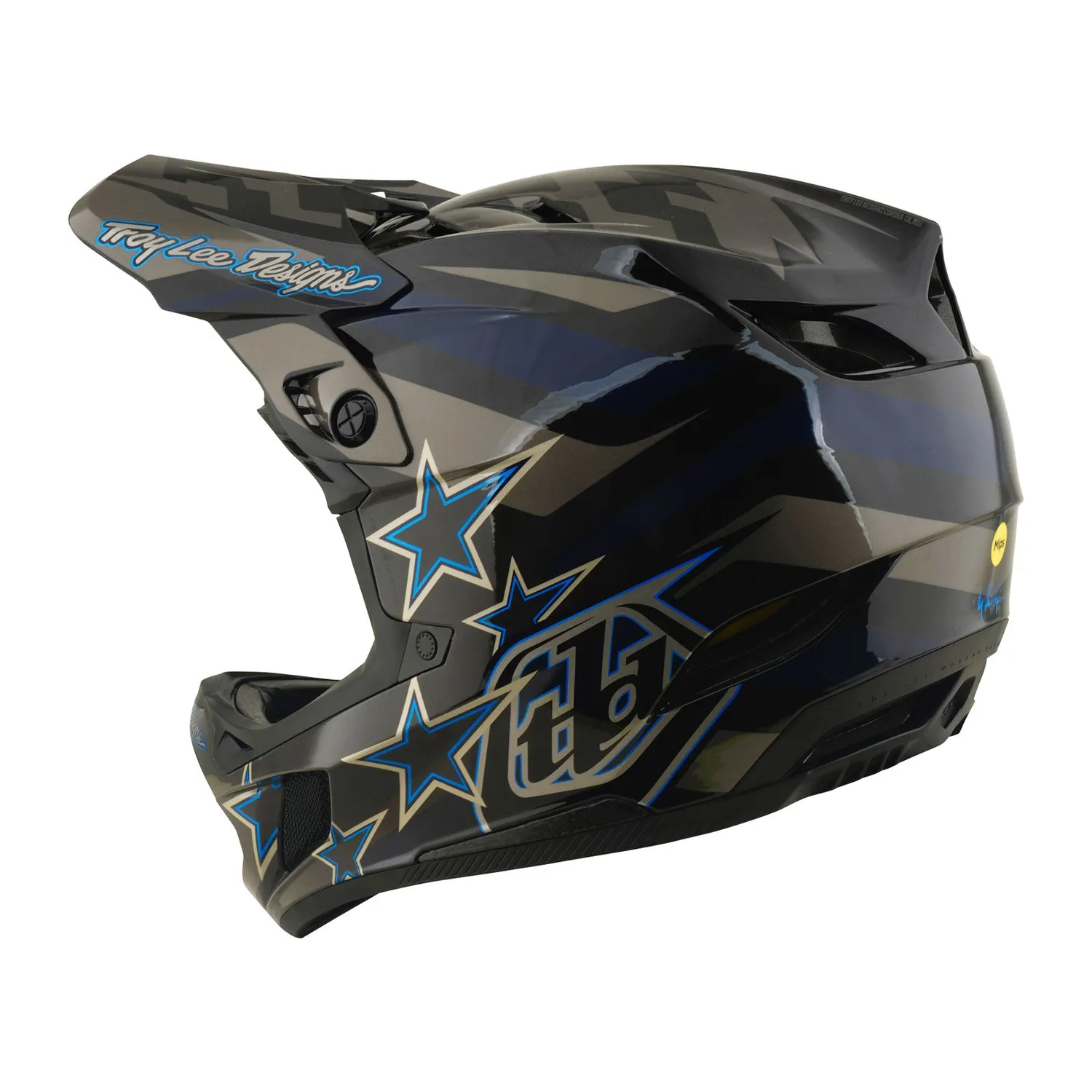 Troy Lee Designs D4 Composite casco integrale Gray MIPS