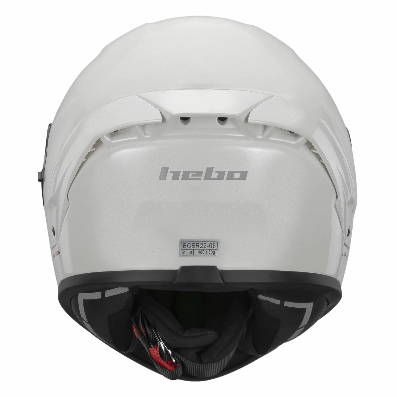 Hebo Suzuka HC3320B casco integrale bianco fibra