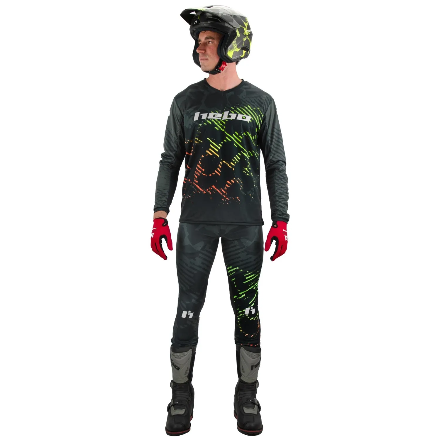 Hebo Pro Camo t-shirt trial riciclata UPF 50+