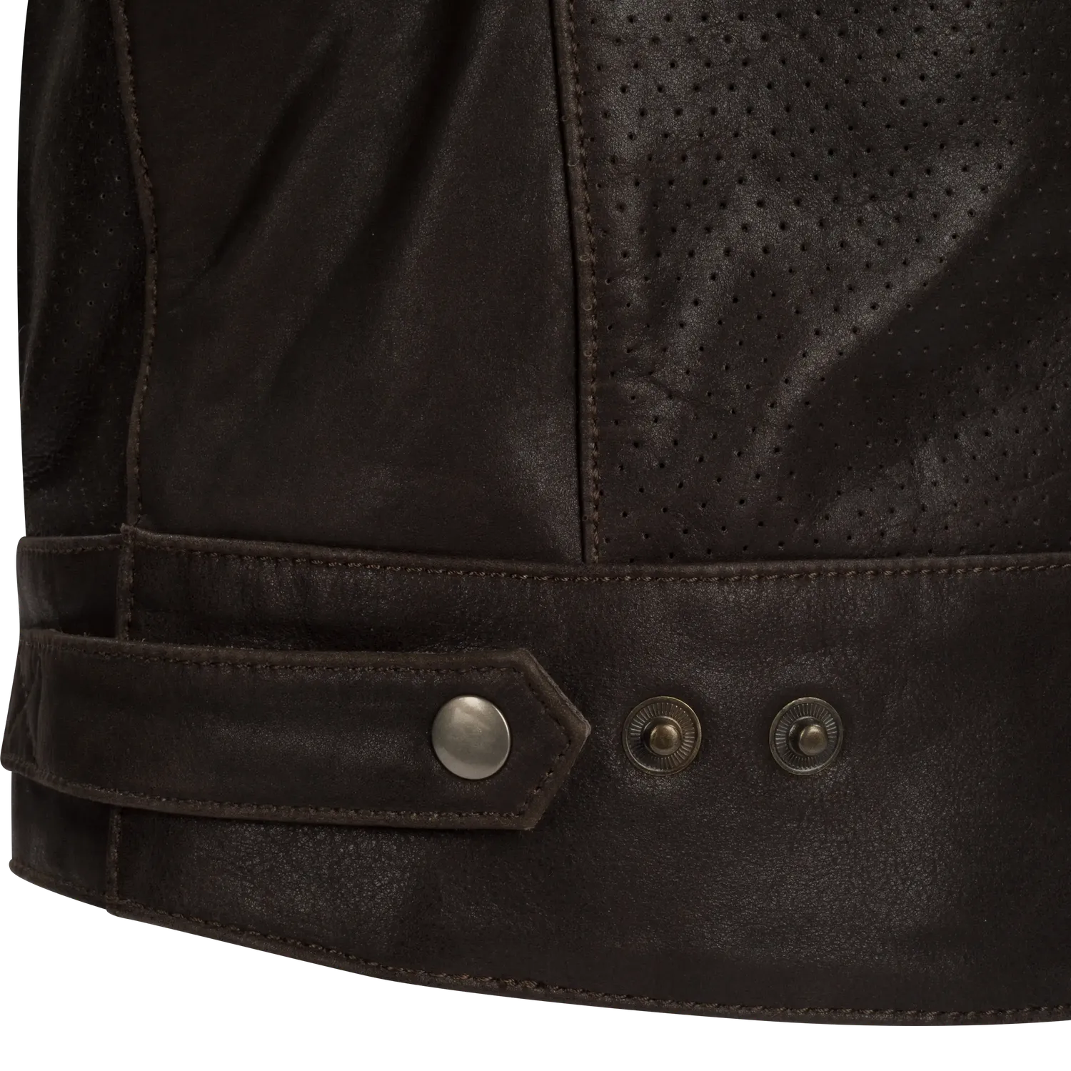 Segura Express Marron giubbotto moto pelle traforata