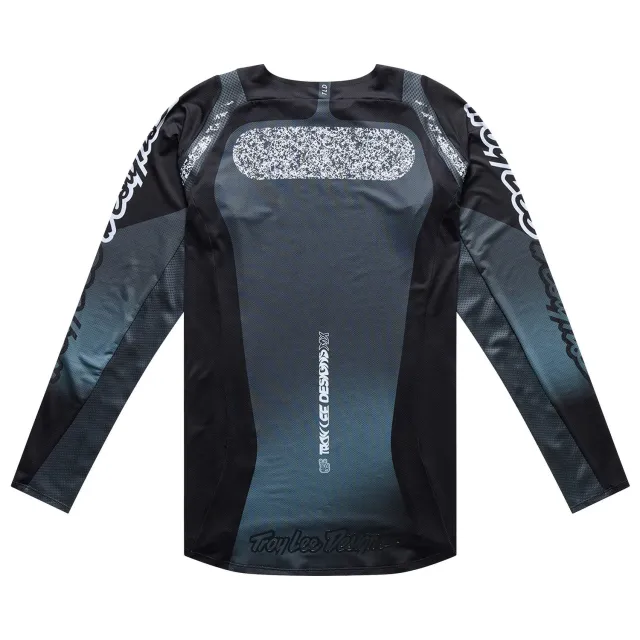 Troy Lee Designs SE Pro Sever maglia motocross nero/grigio manica lunga