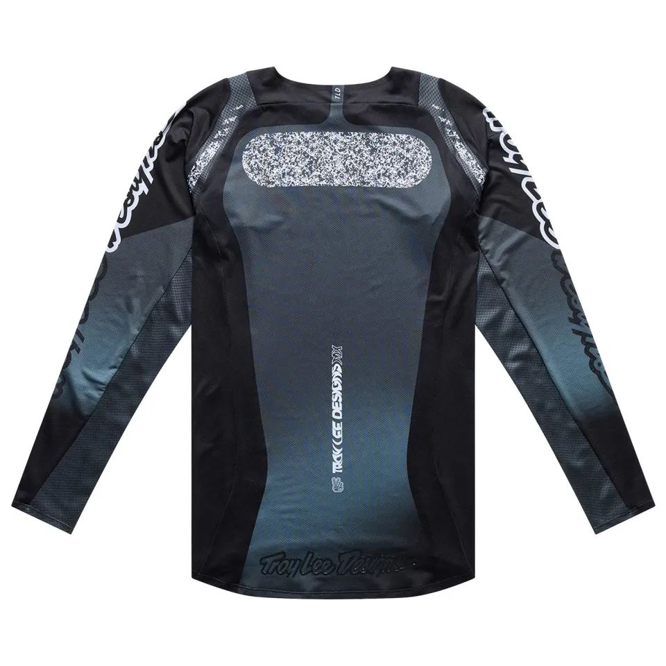 Troy Lee Designs SE Pro Sever maglia motocross nero/grigio manica lunga