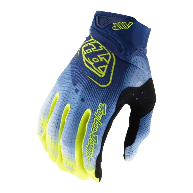 Troy Lee Designs Air Glove Illusion guanti moto slate giallo