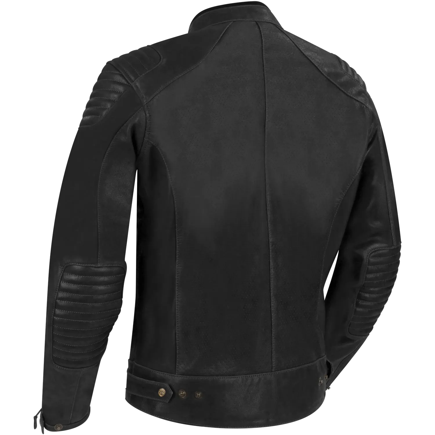 Segura Express giubbotto moto pelle uomo nero traforato