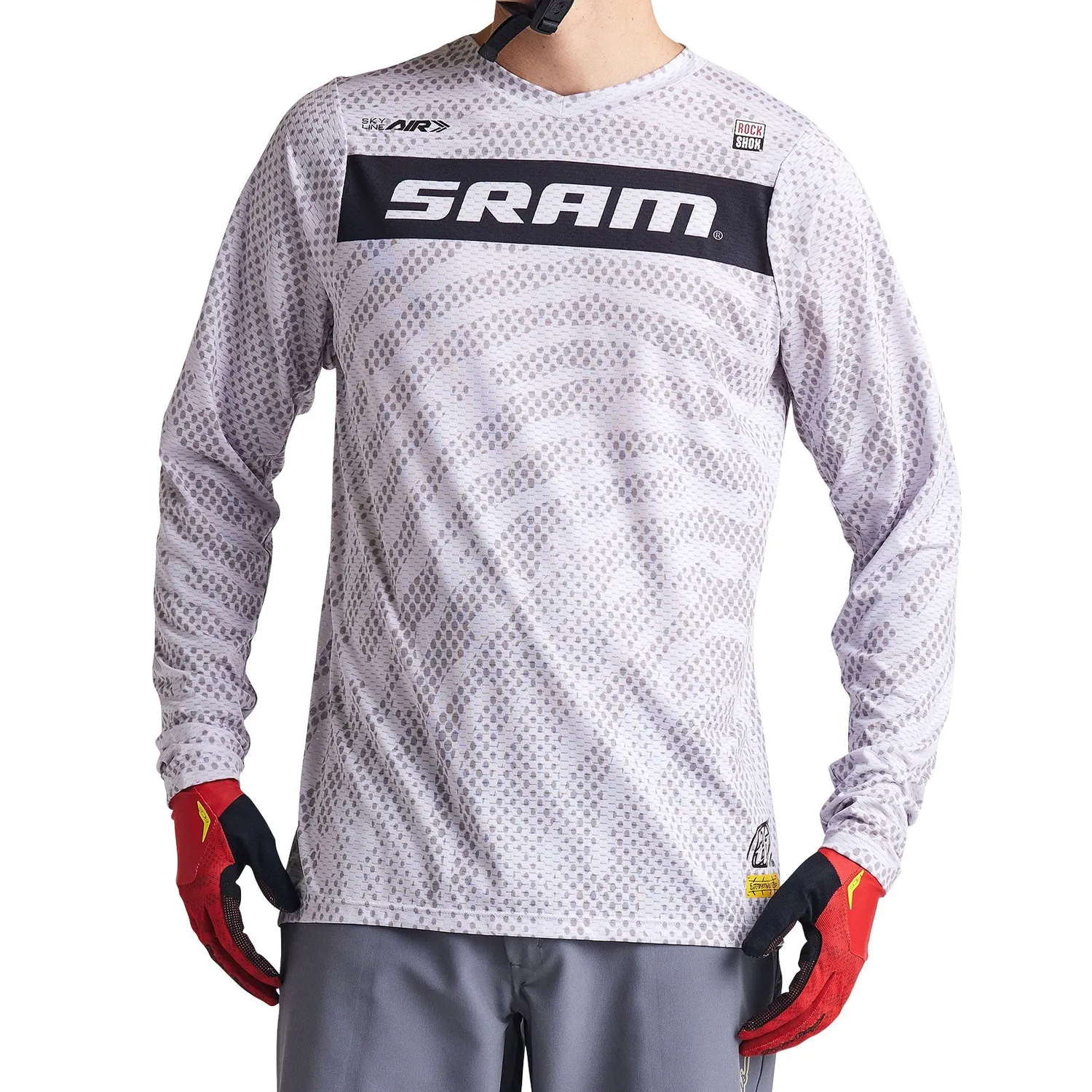 Troy Lee Designs Skyline Air LS Jersey SRAM Roots maglia Cement