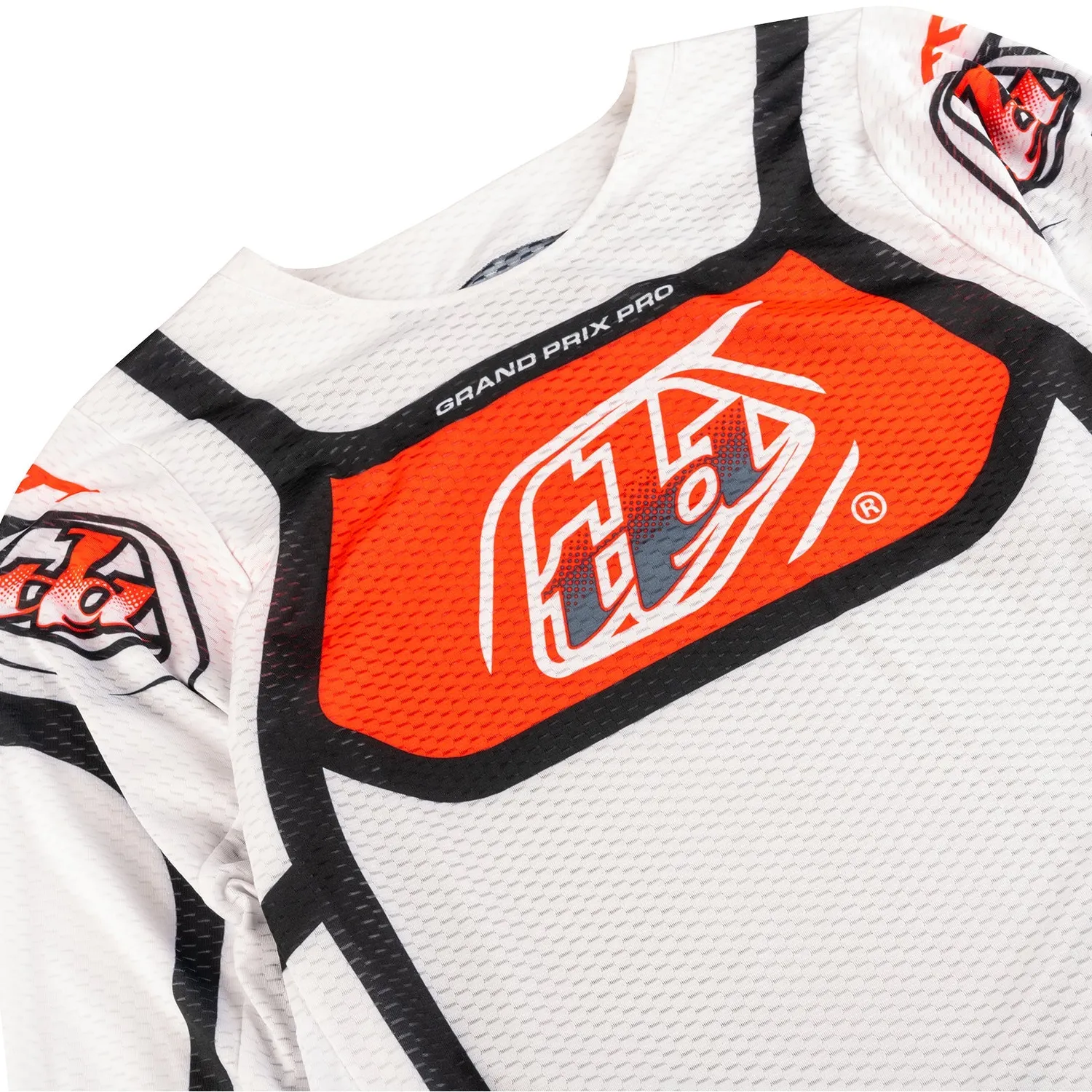 Troy Lee Designs GP Pro Air Bands Maglia White Indigo Traspirante