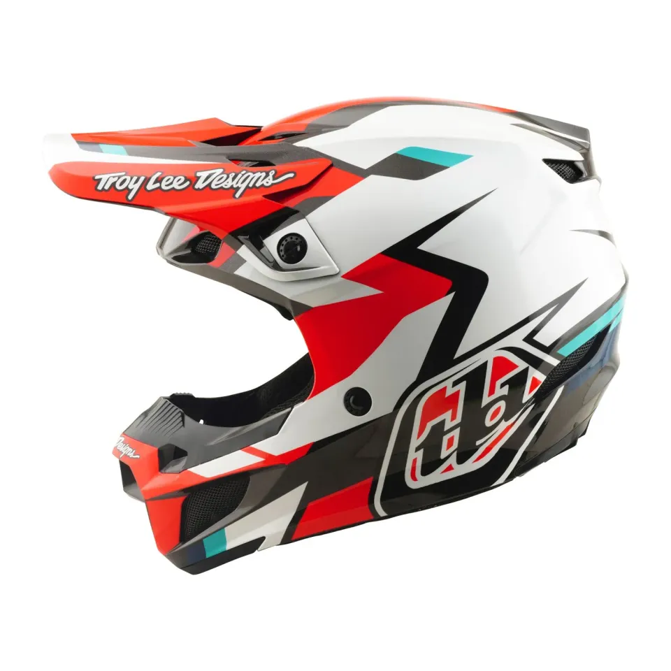 Troy Lee Designs SE5 Polycarbonate casco moto Roamer Red MIPS