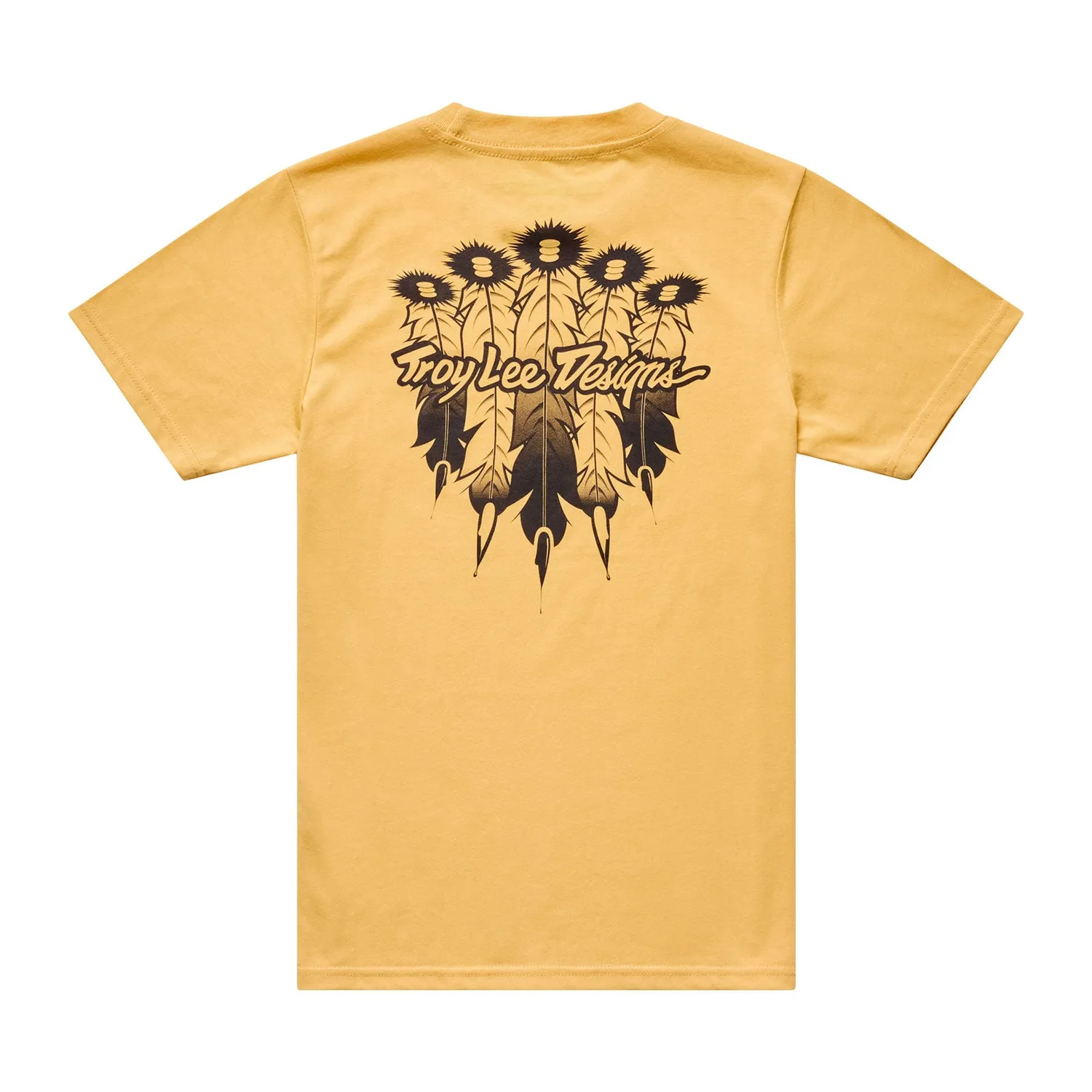 Troy Lee Designs Feathers T-Shirt Bleached Melon manica corta