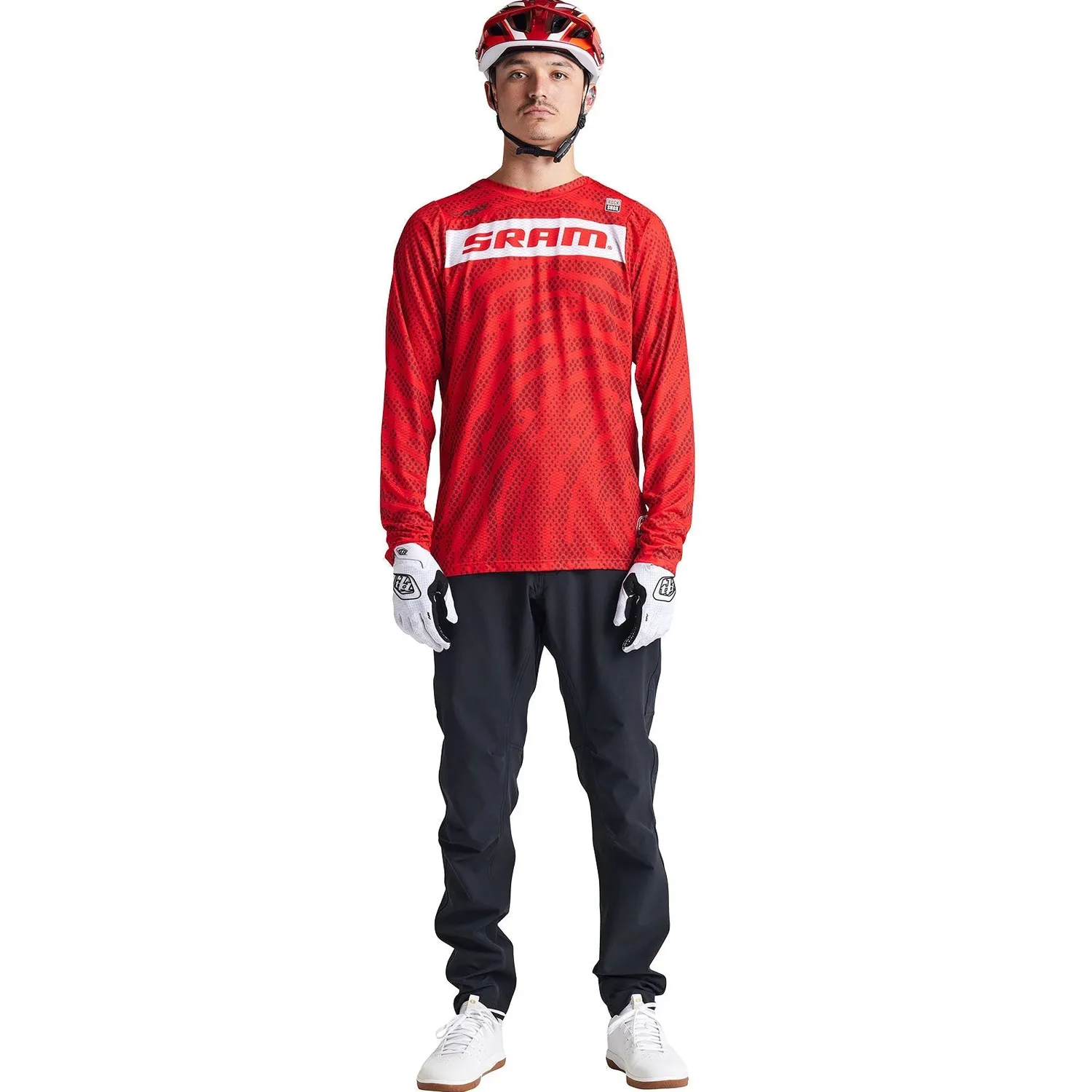 Troy Lee Designs Skyline Air maglia bici rossa manica lunga