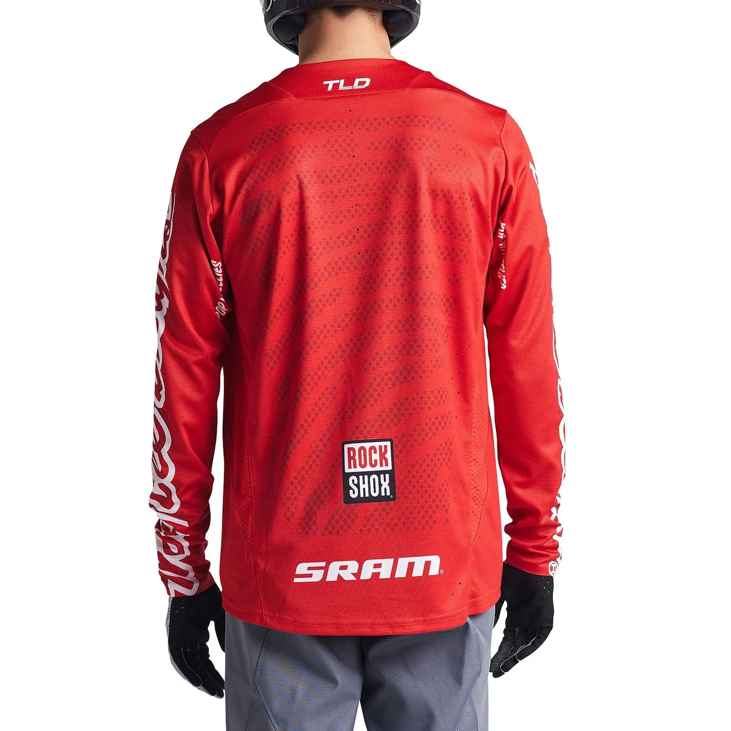Troy Lee Designs Sprint SRAM Shifted maglia fiery red