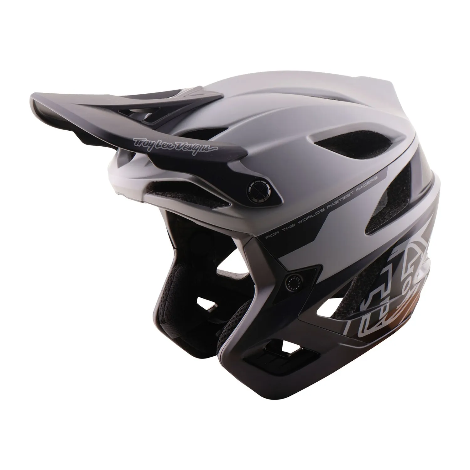 Troy Lee Designs Stage Stunt casco integrale bici grigio