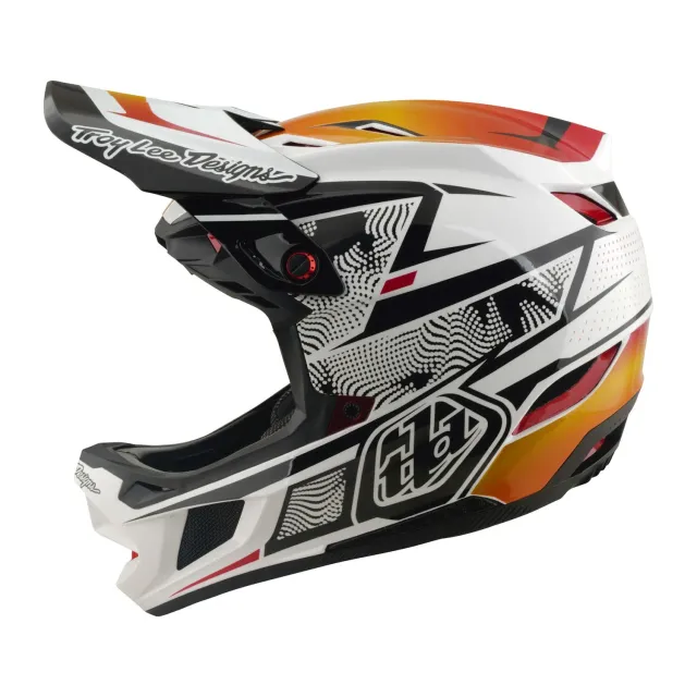 Troy Lee Designs D4 Composite casco bici bianco MIPS