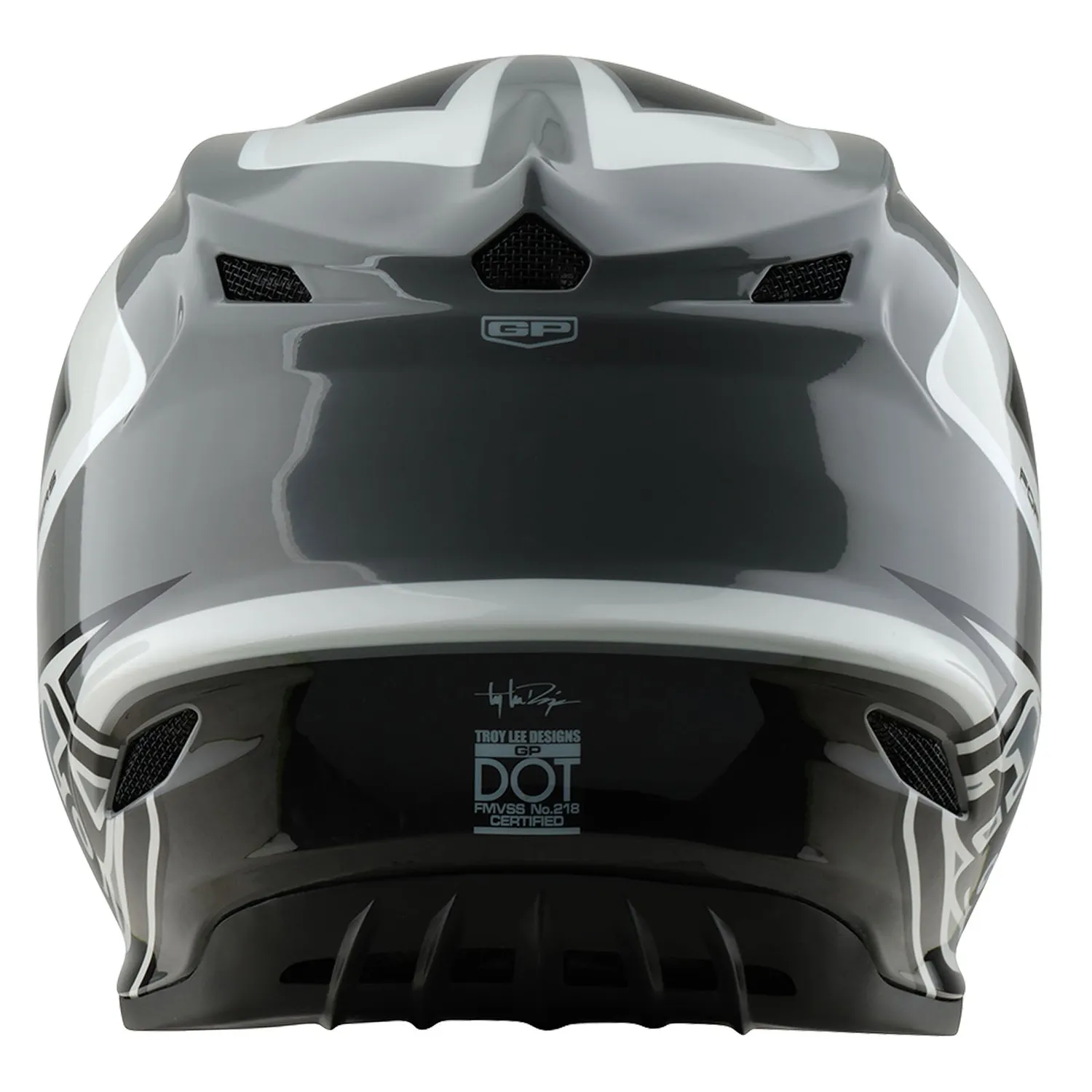 Troy Lee Designs GP Shutter casco moto Grey