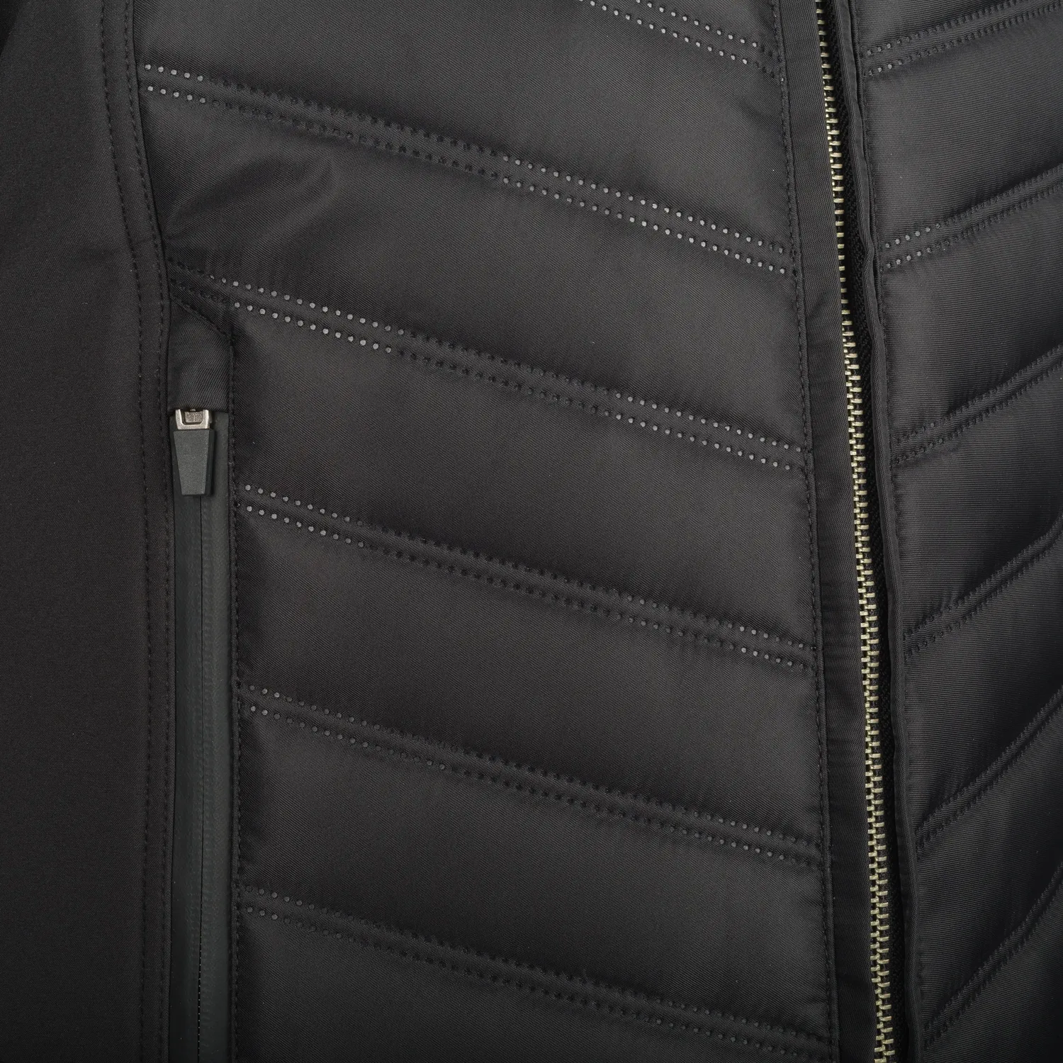 Segura Natcho 2 giacca moto nero giallo softshell