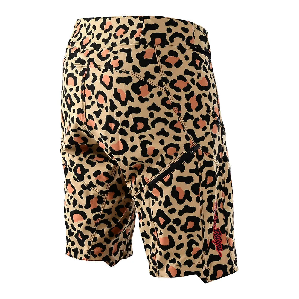 Troy Lee Designs Lilium shorts MTB donna leopard bronze
