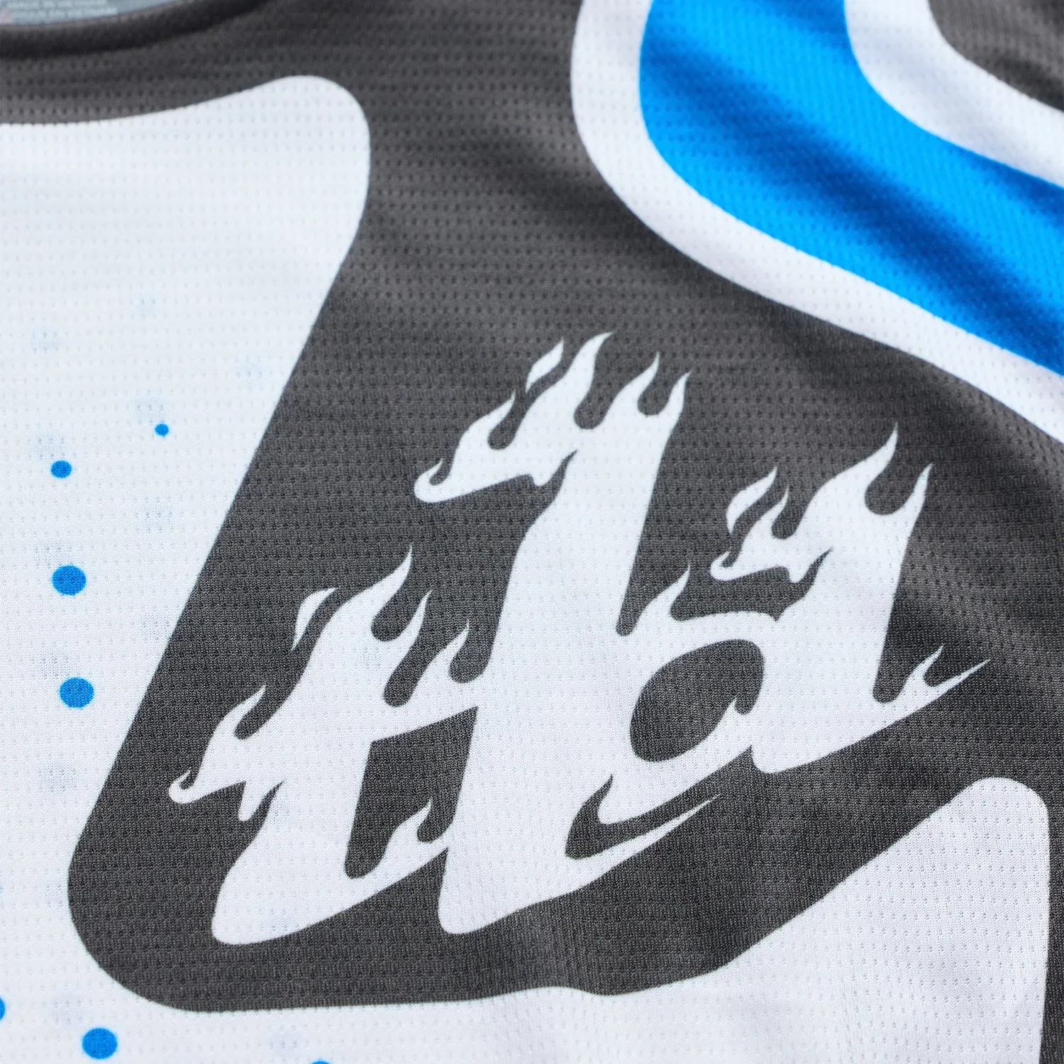 Troy Lee Designs GP Pro Roller Maglia Moto Bianco Blu quotidiana