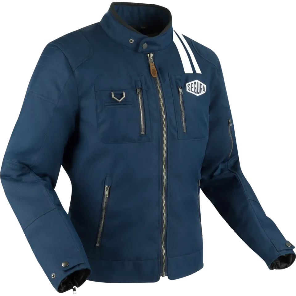 Segura Scorpio giacca moto uomo blu bianco traspirante