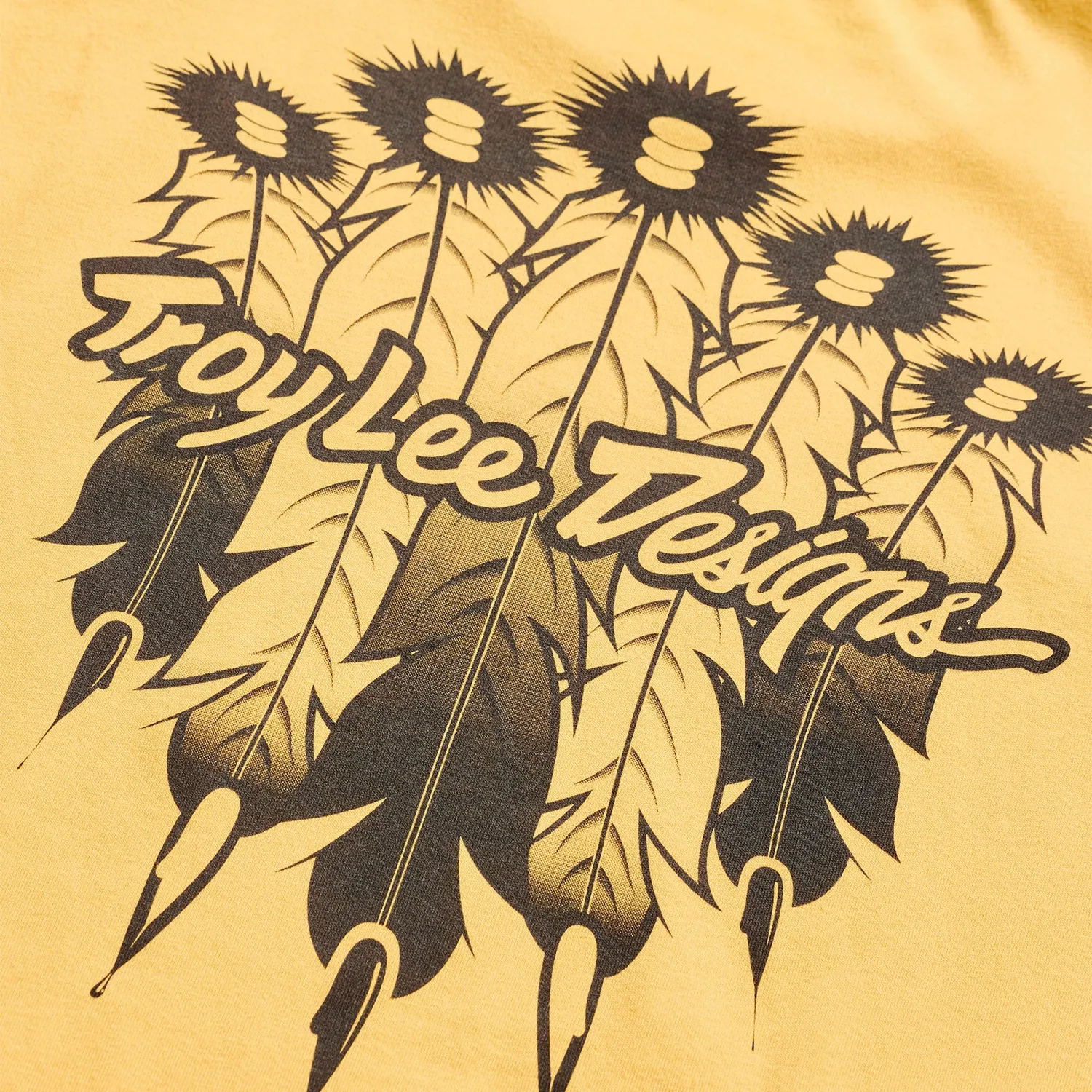Troy Lee Designs Feathers T-Shirt Bleached Melon manica corta