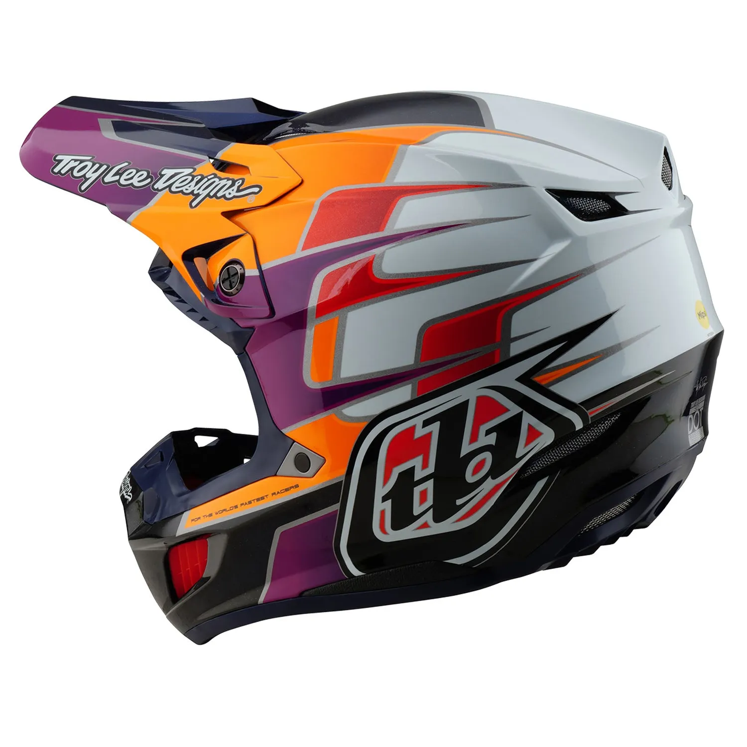 Troy Lee Designs SE5 Carbon MIPS casco cross blu navy