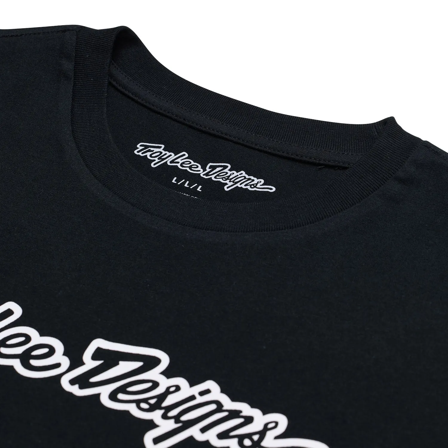 Troy Lee Designs Signature t-shirt manica corta nero cotone