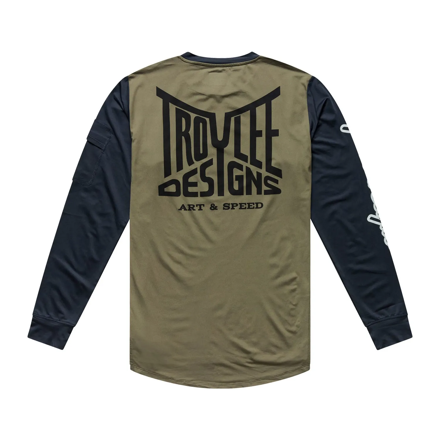 Troy Lee Designs Ruckus Offroad maglia cross army carbon manica lunga