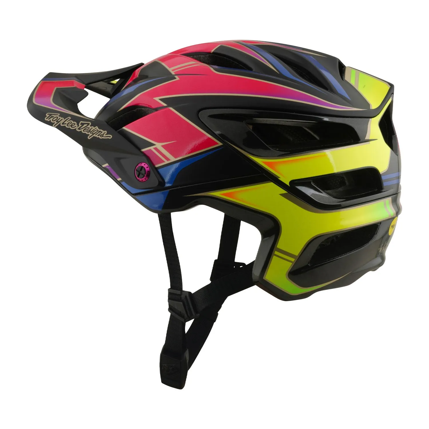 Troy Lee Designs A3 Electra Casco MTB Nero MIPS Ventilato