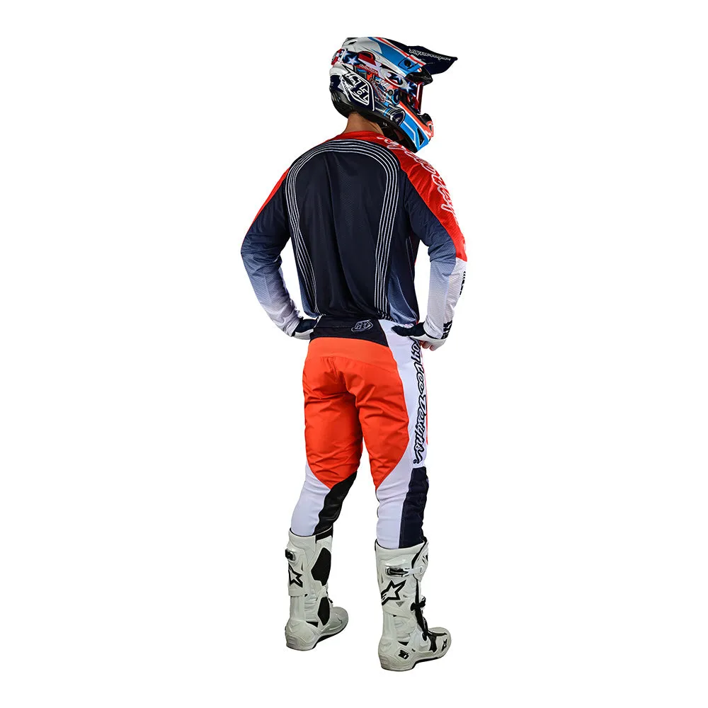 Troy Lee Designs GP Air Rhythm Maglia Moto Arancione