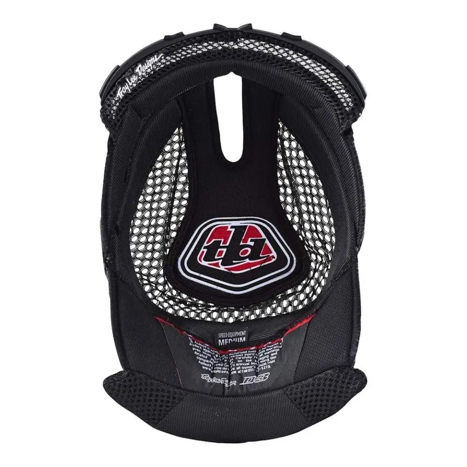 Troy Lee Designs D3 imbottitura casco nera ricambio interno