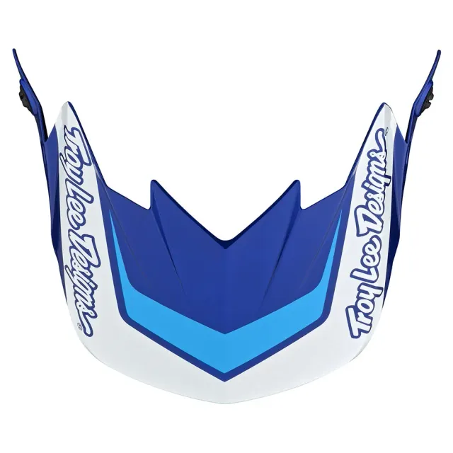 Troy Lee Designs GP Visor Overload visiera casco Blu Bianco