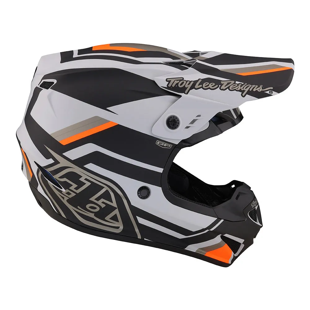 Troy Lee Designs GP Apex Grey Orange casco moto cross
