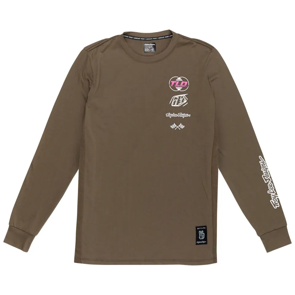 Troy Lee Designs Skyline Worldwide Caper maglia mtb manica lunga