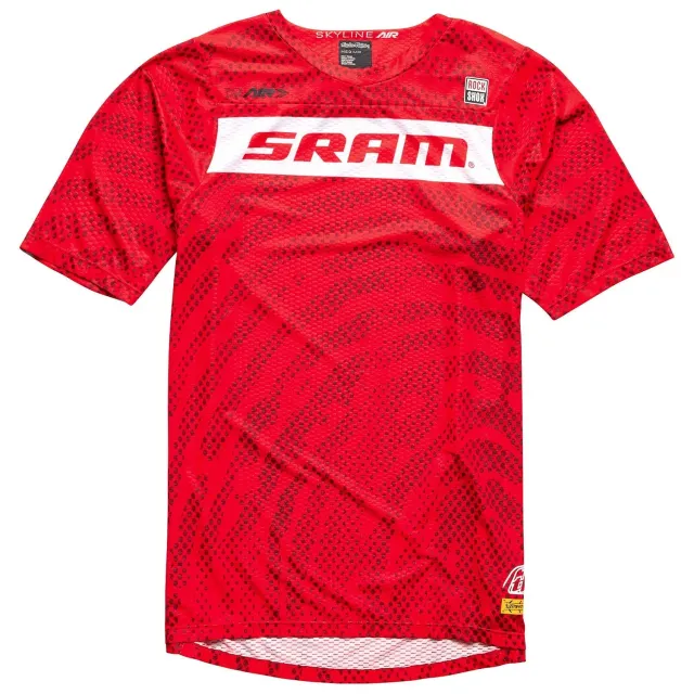 Troy Lee Designs Skyline Air maglia mtb rossa SRAM Roots