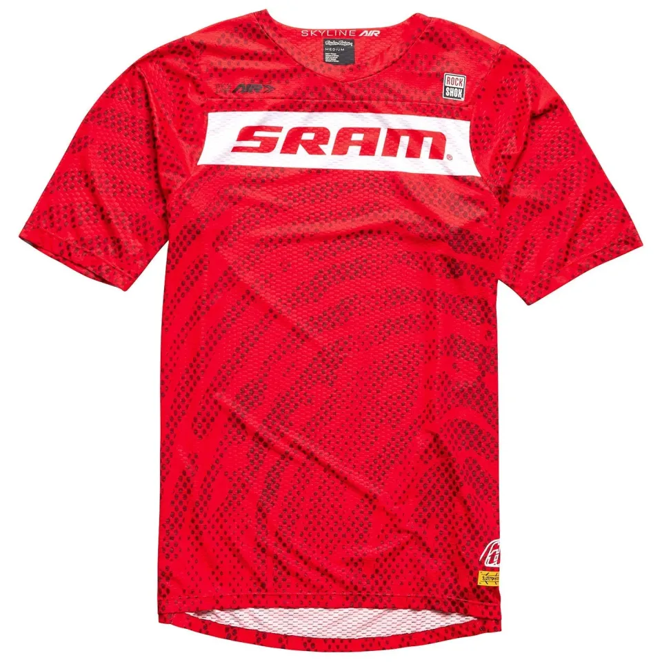 Troy Lee Designs Skyline Air maglia mtb rossa SRAM Roots