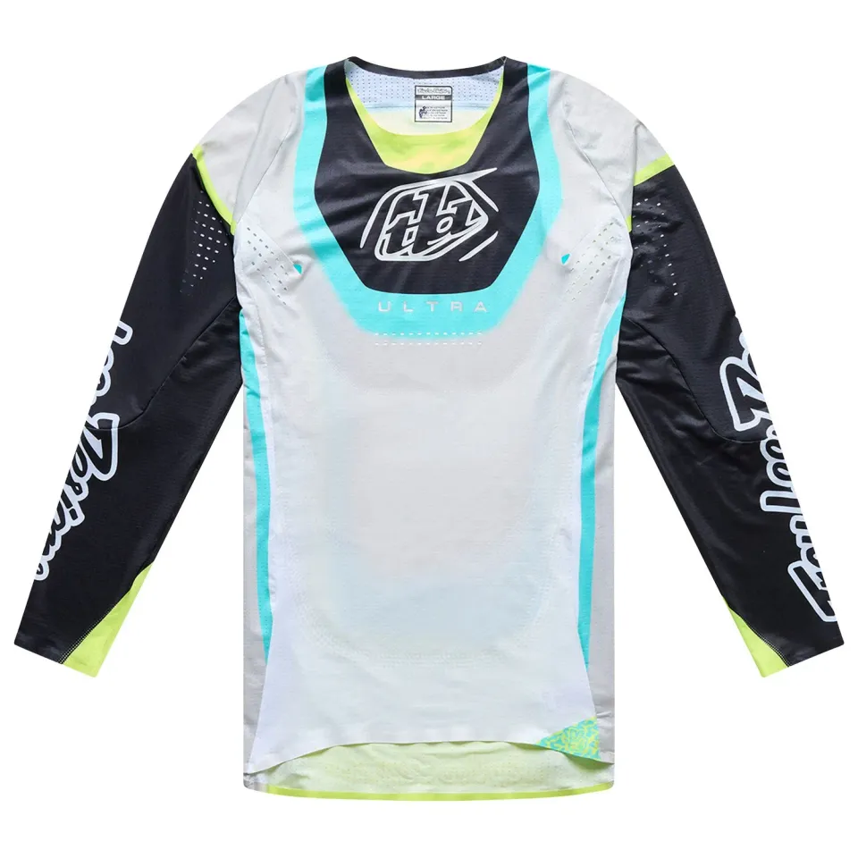 Troy Lee Designs SE Ultra Vision maglia moto bianca manica lunga