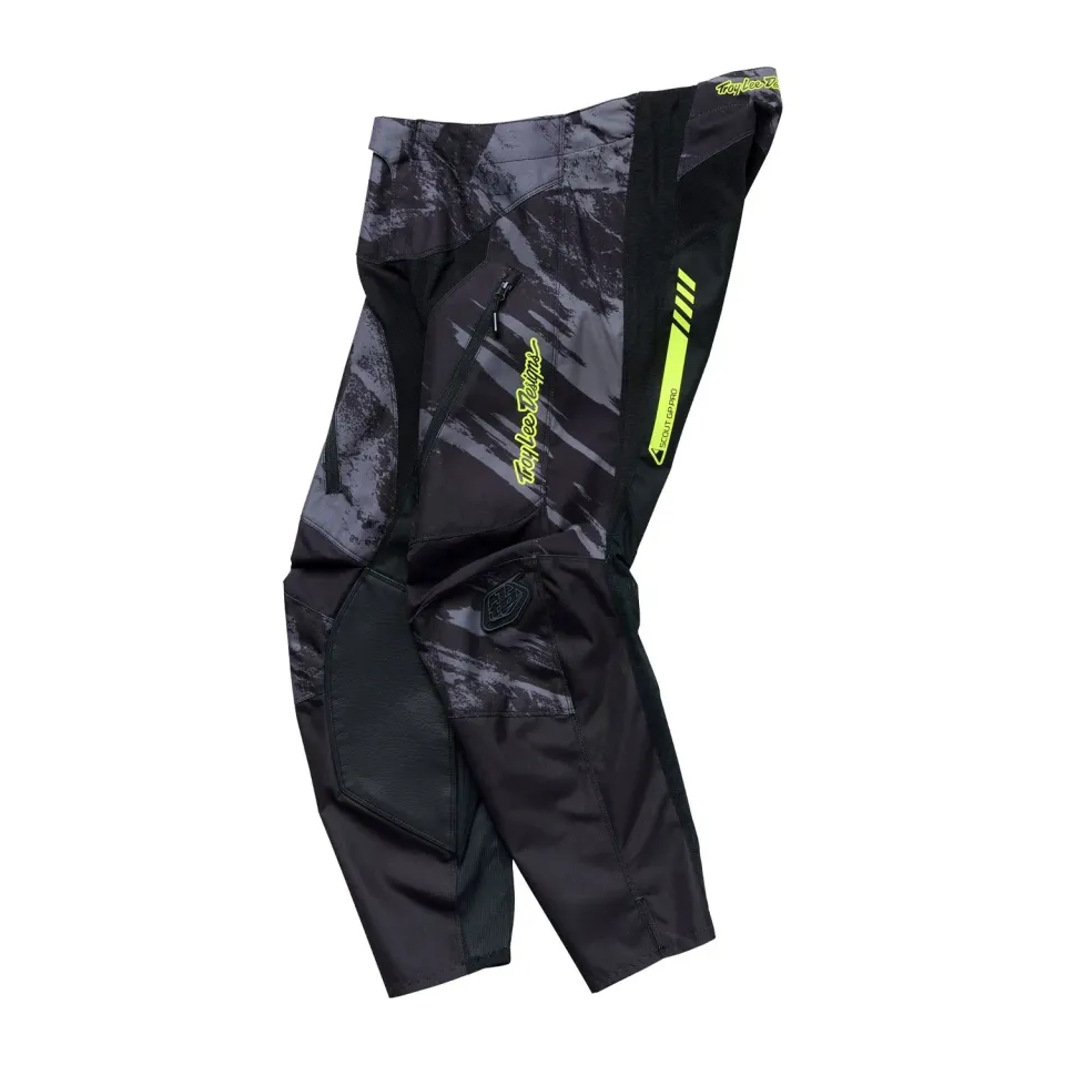 Troy Lee Designs Scout GP Pro Slab Black pantaloni moto neri