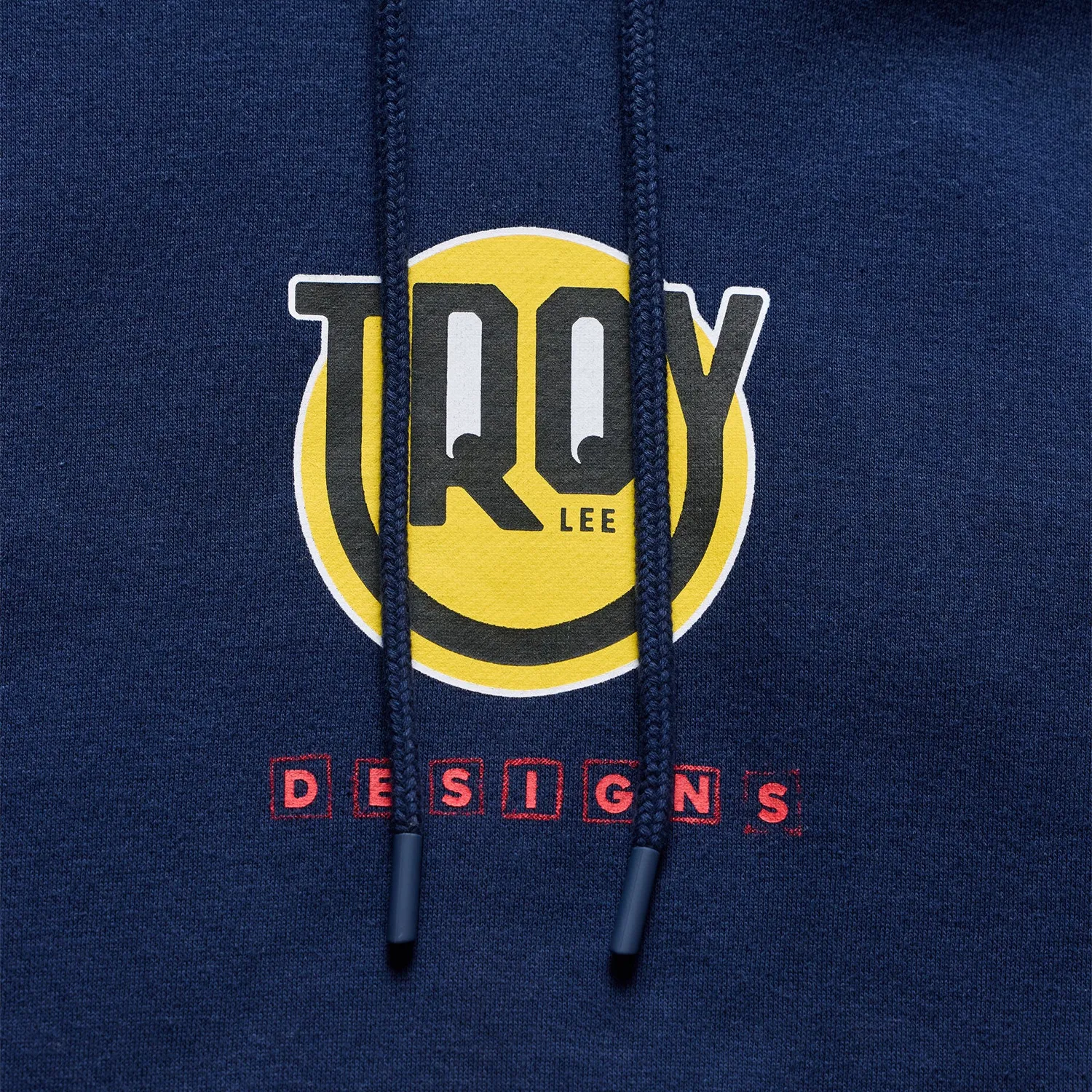 Troy Lee Designs Happy Dayz felpa cappuccio navy uomo cotone