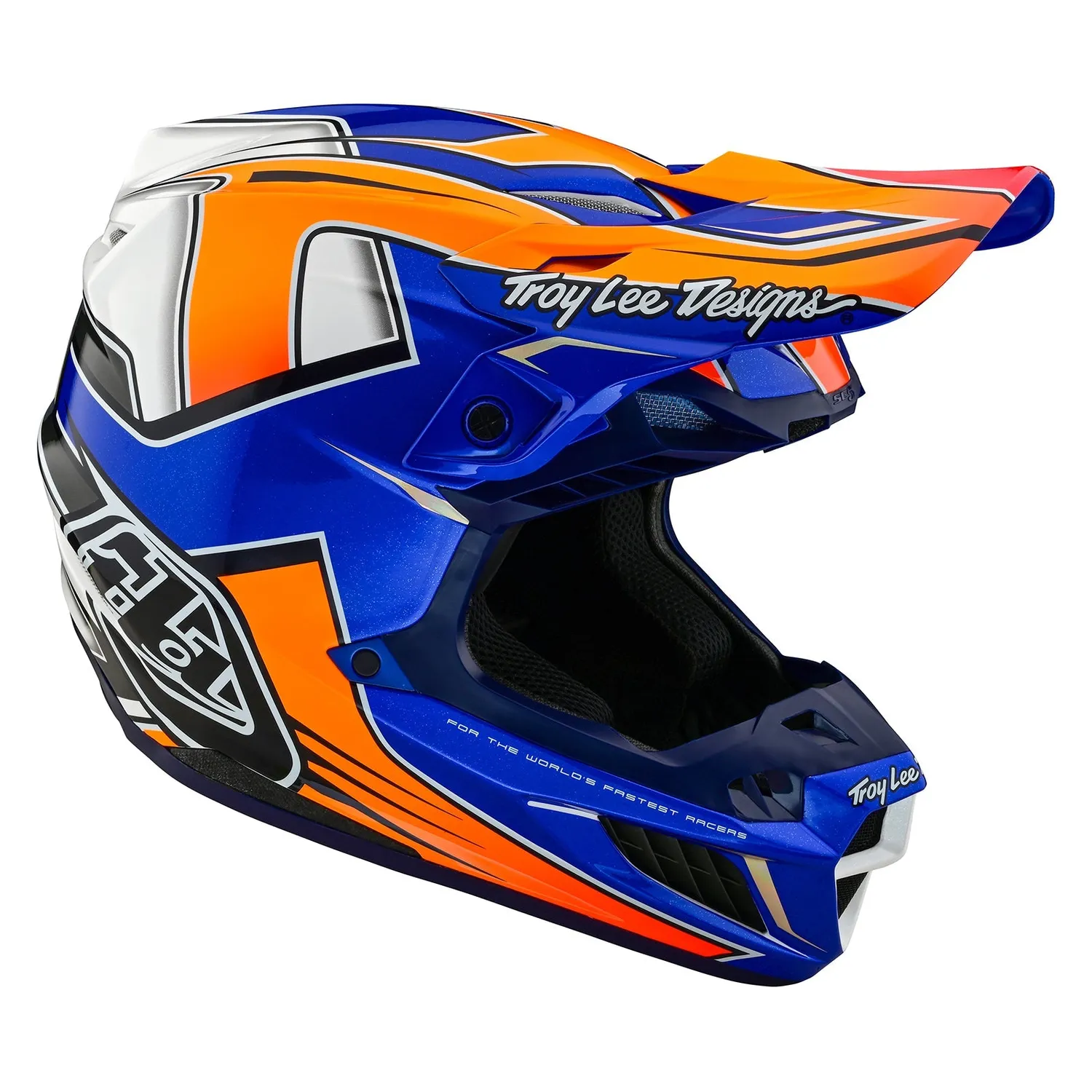 Troy Lee Designs SE5 Composite casco cross blu MIPS