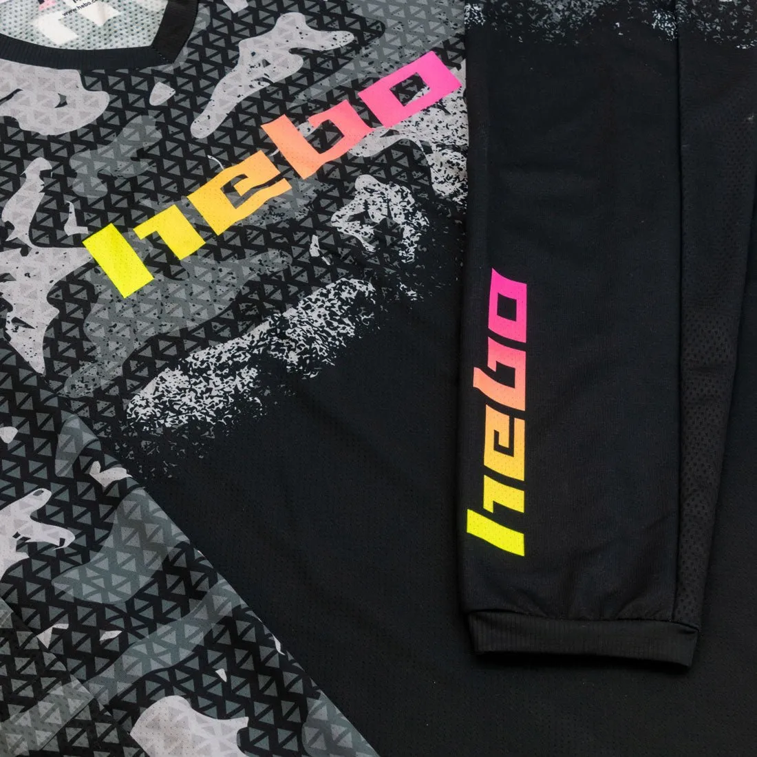 Hebo Pro Camo maglia trial tecnica mimetica