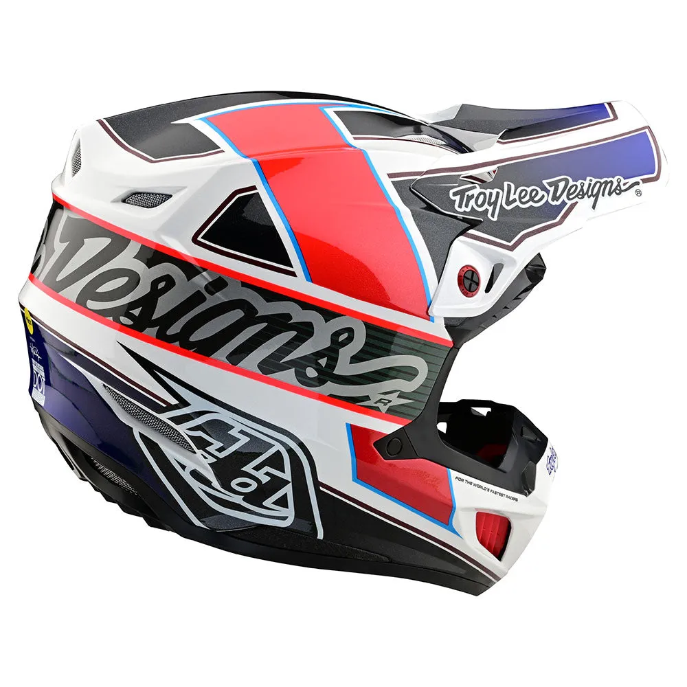 Troy Lee Designs SE5 Composite Team White Black casco cross MIPS