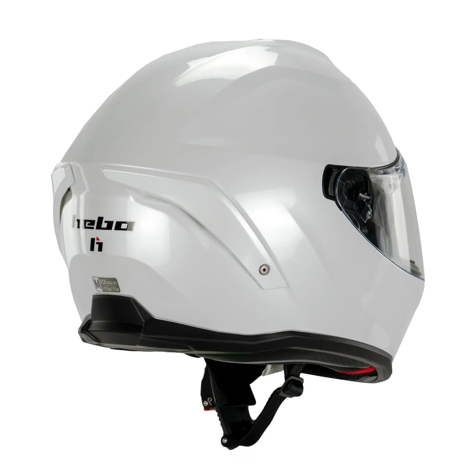 Hebo HC3321B casco integrale bianco visiera solare