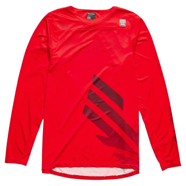 Troy Lee Designs Skyline LS SRAM Eagle One maglia mtb Fiery Red leggera