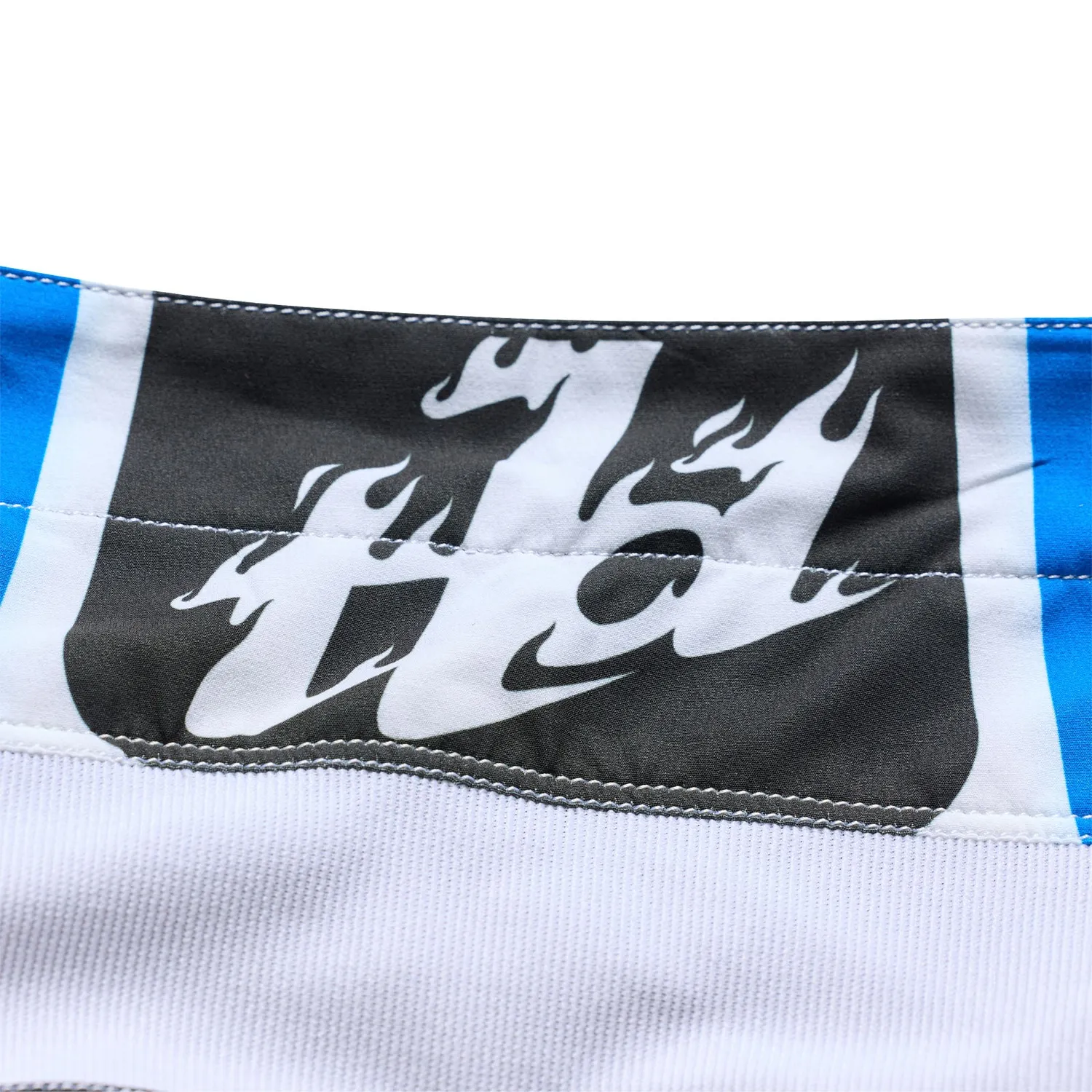 Troy Lee Designs GP Pro Roller Pantaloni Moto Bianco Blu