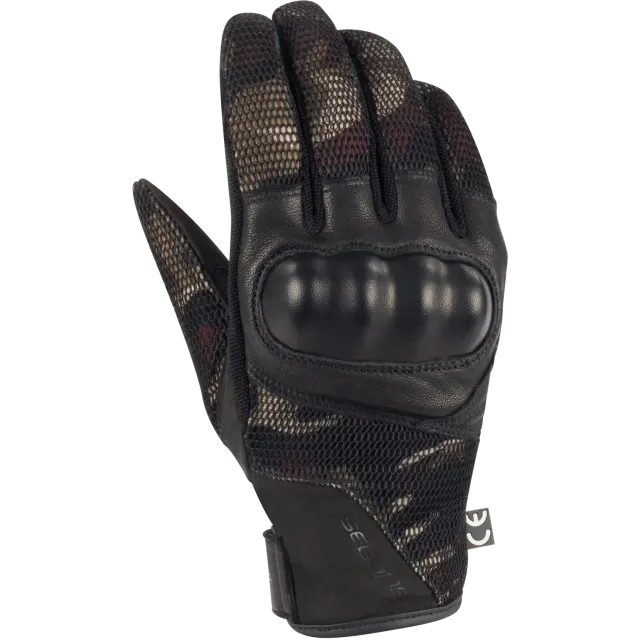 Segura Tobago guanti moto nero camo estivi