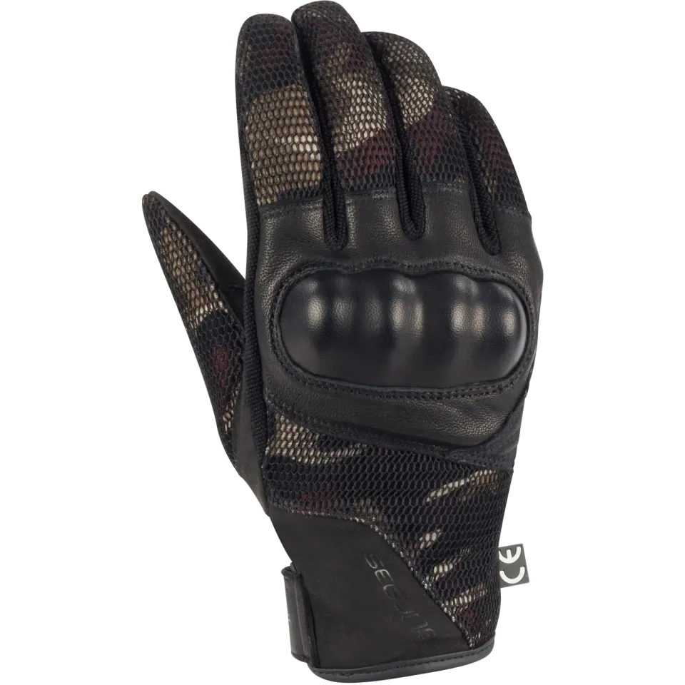 Segura Tobago guanti moto nero camo estivi