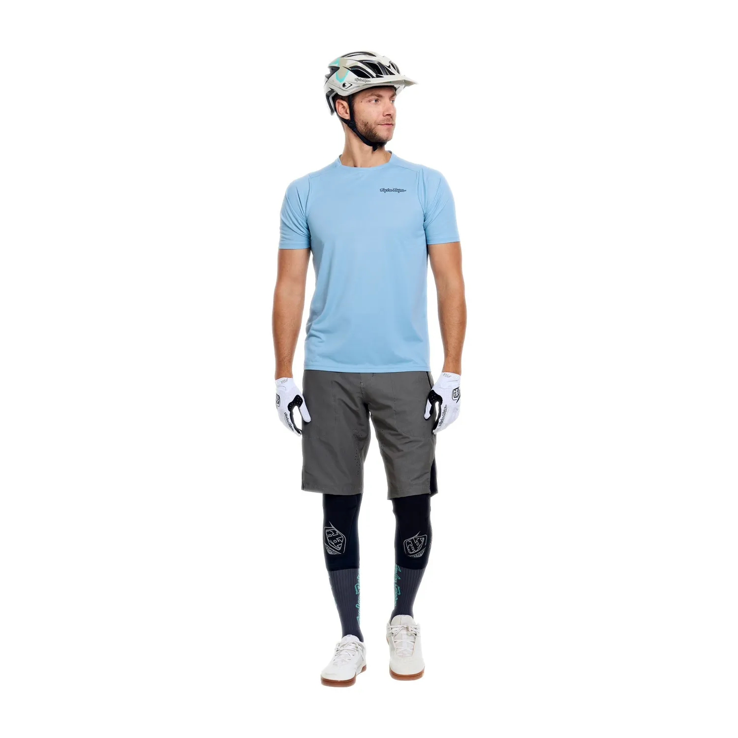 Troy Lee Skyline Pro Mono maglia bici azzurra