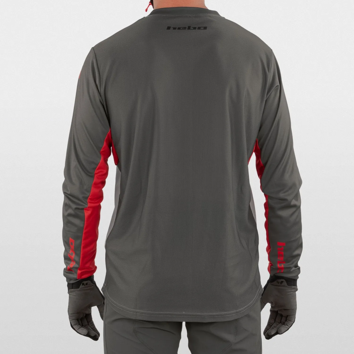 Hebo Tech HE2250G maglia trial grigia traspirante UPF50