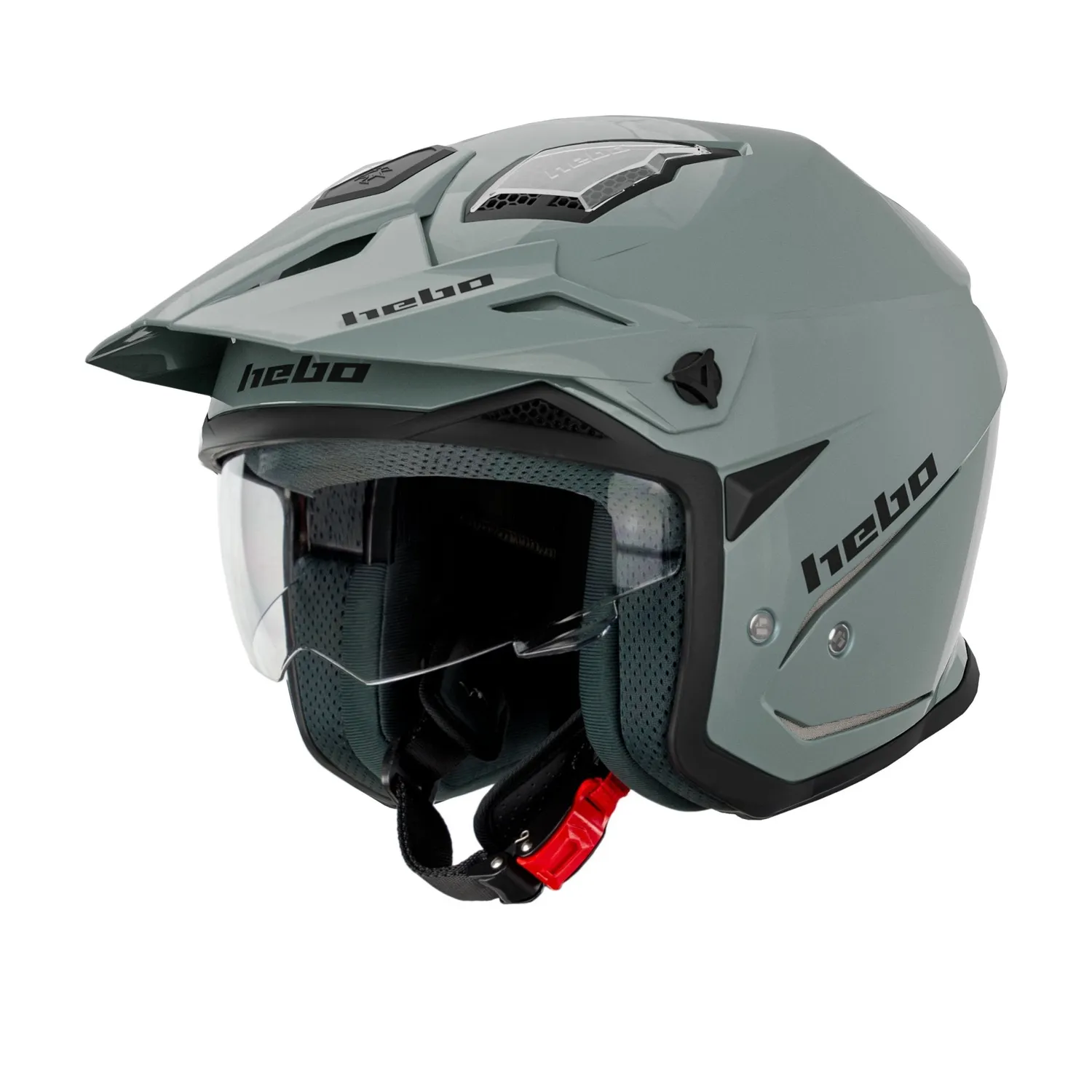 Hebo Zone 5 Monocolor casco trial verde ECE 22-06